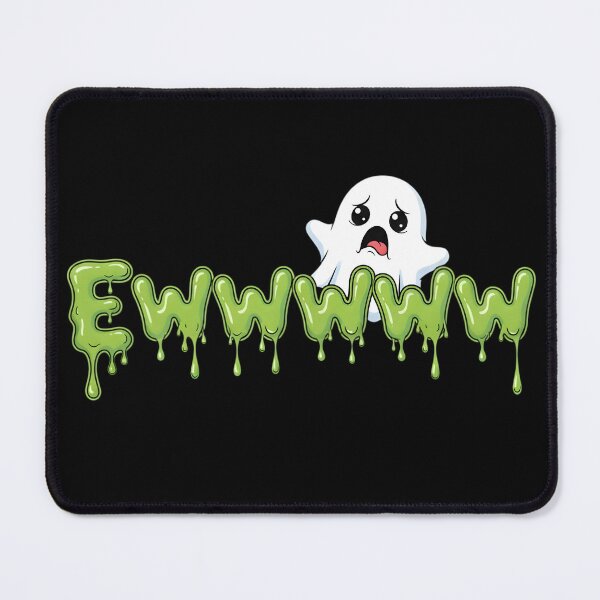 Item preview, Funny Ewww Ghost T-Shirt | Cute Grossed Out Slime Typography for Halloween designed and sold by SiamSmiles.
