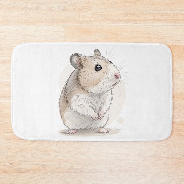 Item preview, Cute Standing Hamster Illustration designed and sold by Ommash.