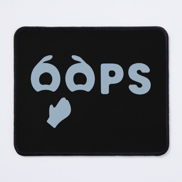 Item preview, OOPS Minimalist Typography | Cool Blue designed and sold by pick-o-print.