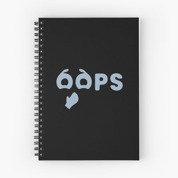 Item preview, OOPS Minimalist Typography | Cool Blue designed and sold by pick-o-print.