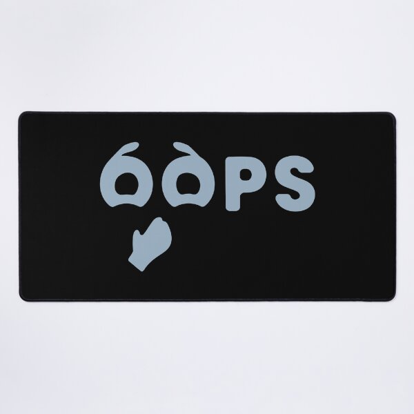 Item preview, OOPS Minimalist Typography | Cool Blue designed and sold by pick-o-print.