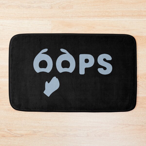 Item preview, OOPS Minimalist Typography | Cool Blue designed and sold by pick-o-print.
