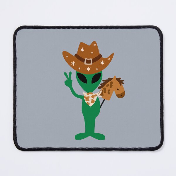 Item preview, Funny  Alien Cowboy designed and sold by AnulaArt.