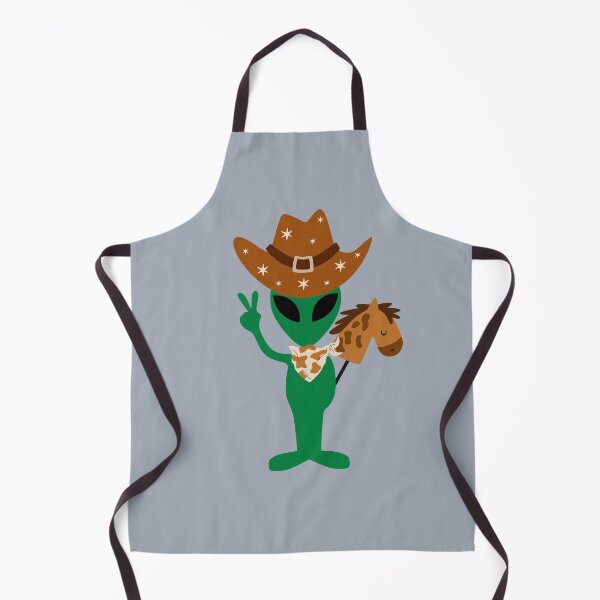 Item preview, Funny Alien Cowboy designed and sold by AnulaArt.