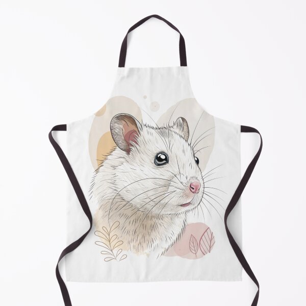 Item preview, Cute White Hamster Portrait designed and sold by Ommash.