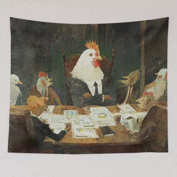 Item preview, Pecking Order designed and sold by DVK the artist.