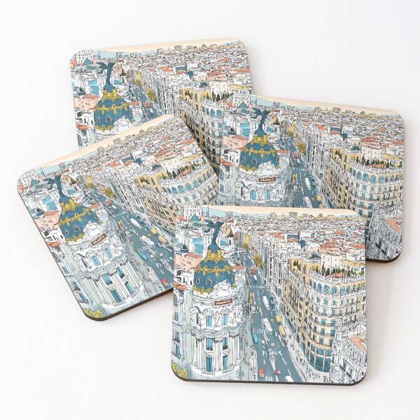Item preview, Illustrated Map of Madrid designed and sold by Artessie.
