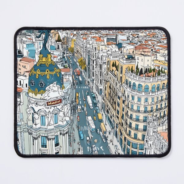 Item preview, Illustrated Map of Madrid designed and sold by Artessie.