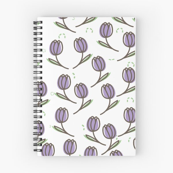 Item preview, Purple Tulip Pattern designed and sold by Jamildesign.