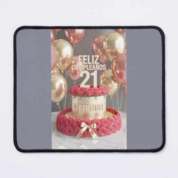 Item preview, Feliz Cumpleaos 21 Septiembre Cake Design designed and sold by Michael Underwood.