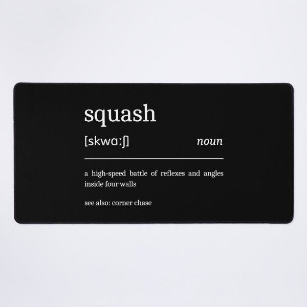 Item preview, Squash Definition Funny Motivational Squash Player Dictionary designed and sold by StrideSuccess.