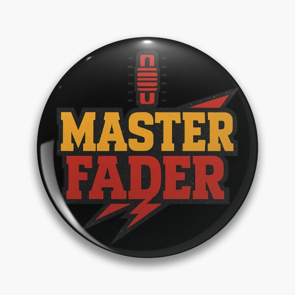 Item preview, Master Fader - sound tech/DJ design designed and sold by peaceAVmedia.