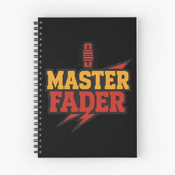 Item preview, Master Fader - sound tech/DJ design designed and sold by peaceAVmedia.