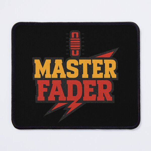 Item preview, Master Fader - sound tech/DJ design designed and sold by peaceAVmedia.