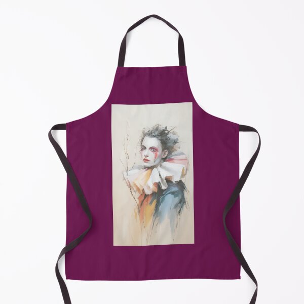 Item preview, Melancholy Pierrot Portrait designed and sold by Michael Underwood.