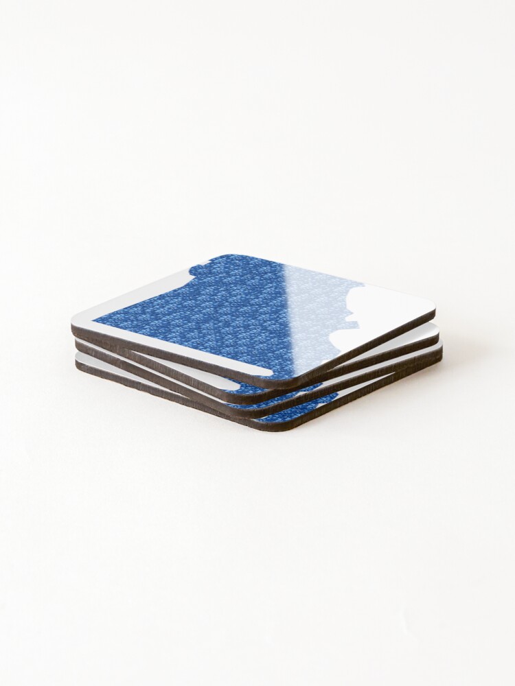 Thumbnail 4 of 5, Coasters (Set of 4), Blue Rhinestone Missouri designed and sold by TheIconSmith.