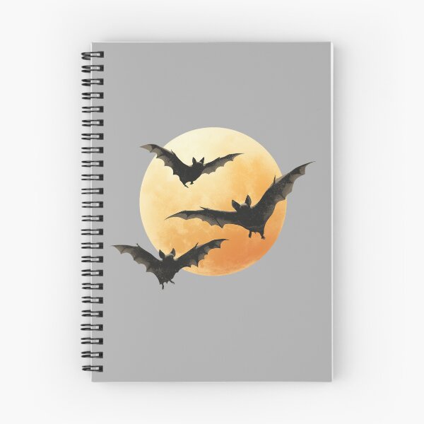 Item preview, Bats in front of a full moon – Halloween night motif designed and sold by Meiersbeste.