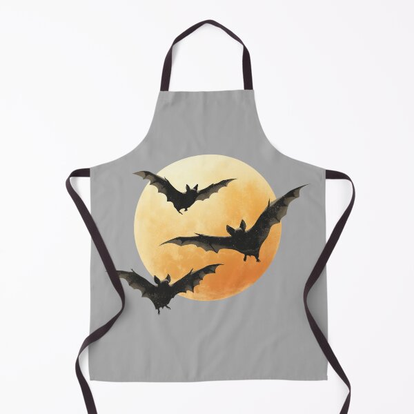 Item preview, Bats in front of a full moon – Halloween night motif designed and sold by Meiersbeste.