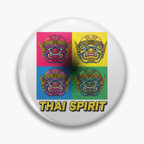 Item preview, Thai Mythical Giants Reimagined in Bold Contemporary Color Palette designed and sold by SplashTastic.