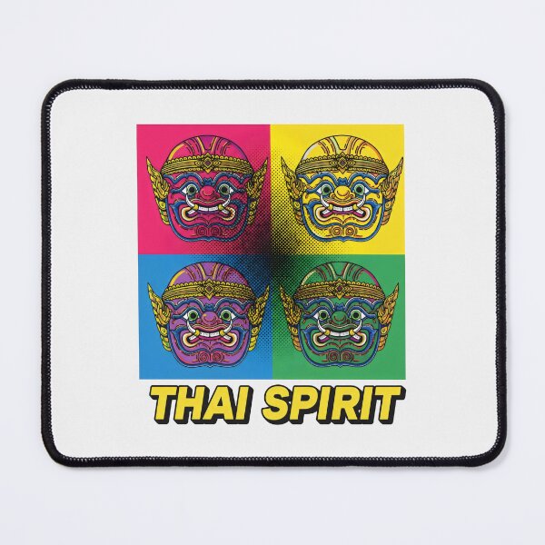 Item preview, Thai Mythical Giants Reimagined in Bold Contemporary Color Palette designed and sold by SplashTastic.