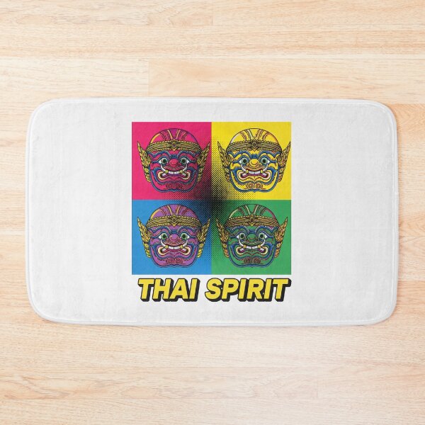 Item preview, Thai Mythical Giants Reimagined in Bold Contemporary Color Palette designed and sold by SplashTastic.