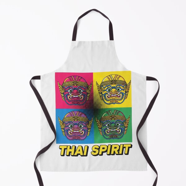 Item preview, Thai Mythical Giants Reimagined in Bold Contemporary Color Palette designed and sold by SplashTastic.