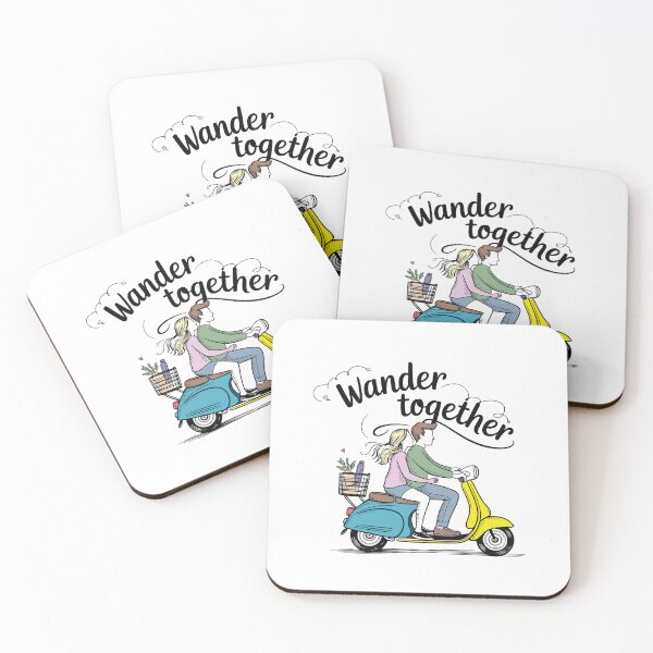 Item preview, Wander Together Romantic Scooter Ride designed and sold by PrintMastery.
