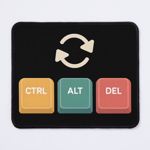 Item preview, Ctrl + Alt + Del – Life Reset designed and sold by 95kinimoD.
