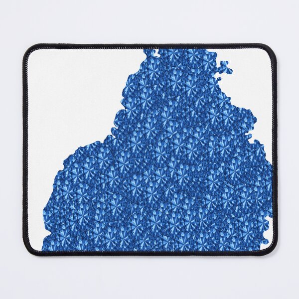 Item preview, Blue Rhinestone Mauritius designed and sold by TheIconSmith.