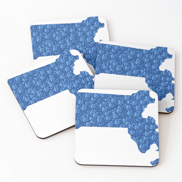 Item preview, Blue Rhinestone Massachusetts designed and sold by TheIconSmith.