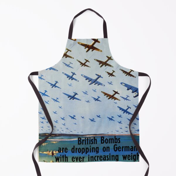 Item preview, Vintage WWII Propaganda Poster | British RAF Bombers in Formation | Patriotic Wartime Art | Historical Military Print & Decor designed and sold by artofuniverse.