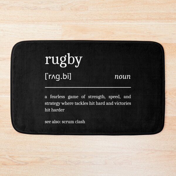 Item preview, Rugby Definition Funny Motivational Rugby Player Dictionary designed and sold by StrideSuccess.