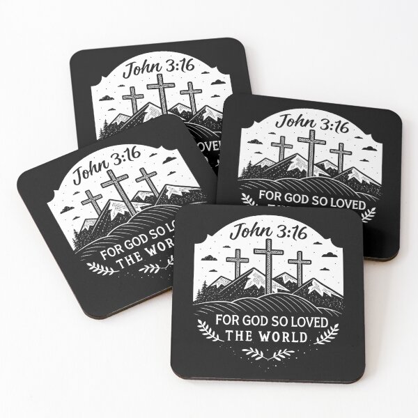 Item preview, John 3:16 For God So Loved The World designed and sold by plushism.