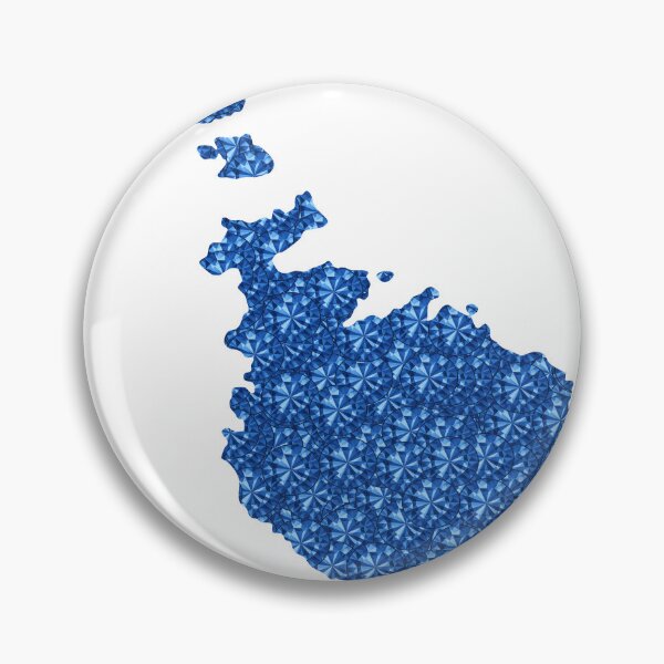 Item preview, Blue Rhinestone Malta designed and sold by TheIconSmith.