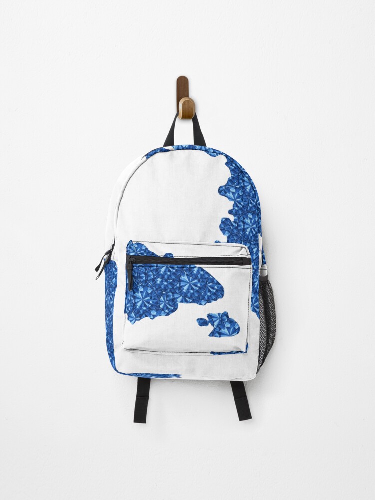 Thumbnail 1 of 3, Backpack, Blue Rhinestone Malta designed and sold by TheIconSmith.