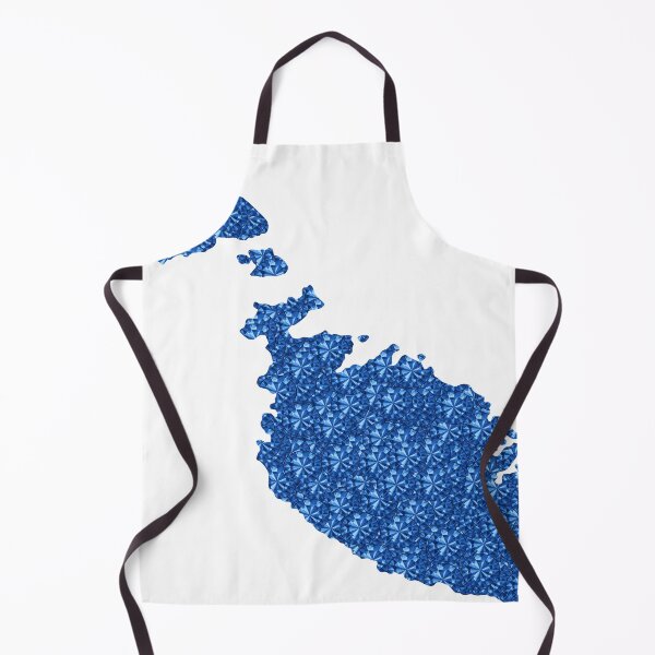Item preview, Blue Rhinestone Malta designed and sold by TheIconSmith.