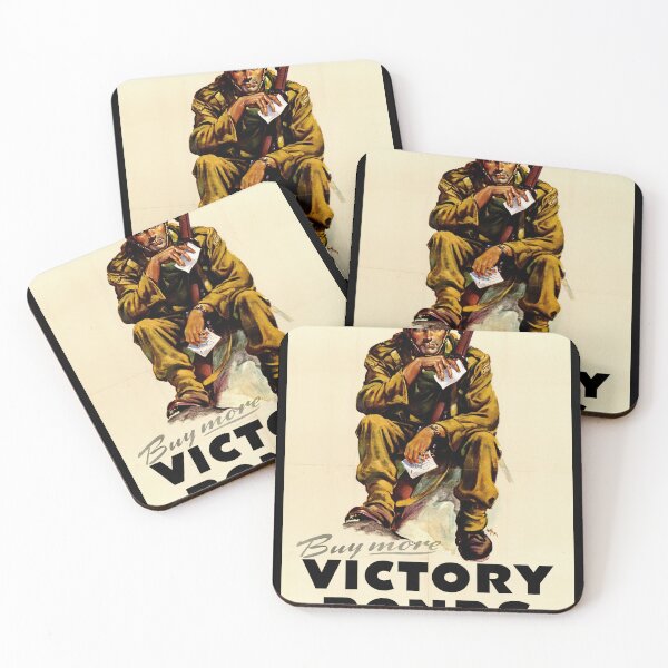 Item preview, Vintage WWII Propaganda Poster | Canadian Soldier | Buy Victory Bonds Art Print | Historical War Era Decor & Home Wall Art designed and sold by artofuniverse.