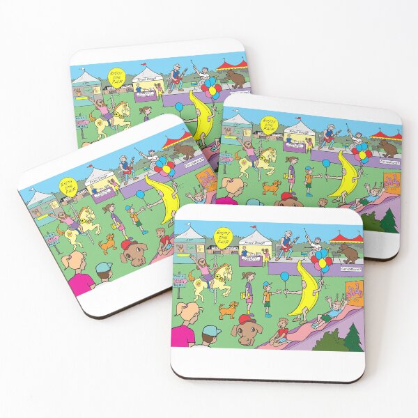 Item preview, Enjoy the Fair - Cartoon art designed and sold by DougalArt.