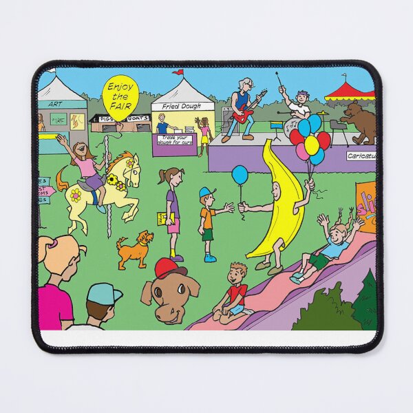 Item preview, Enjoy the Fair - Cartoon art designed and sold by DougalArt.