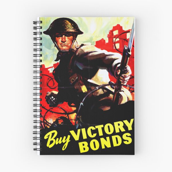 Item preview, Vintage WWII Propaganda Poster | Canadian Soldier Art | Buy Victory Bonds Print | Historical Military Print for Home & Office Decor designed and sold by artofuniverse.