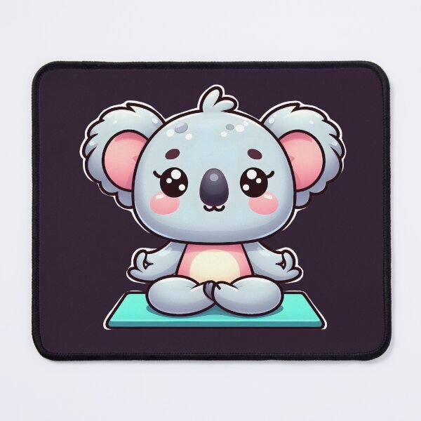 Item preview, Cute Cartoon Koala in Yoga Pose designed and sold by ArtistEmbrace.