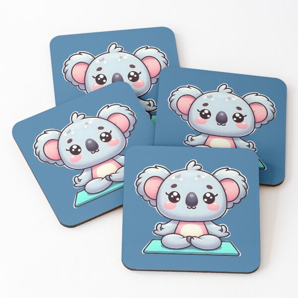 Item preview, Cute Cartoon Koala in Yoga Pose designed and sold by ArtistEmbrace.