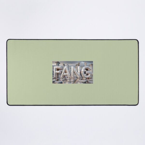 Item preview, Ruined Empire FANG Metal Typography designed and sold by Chad King.