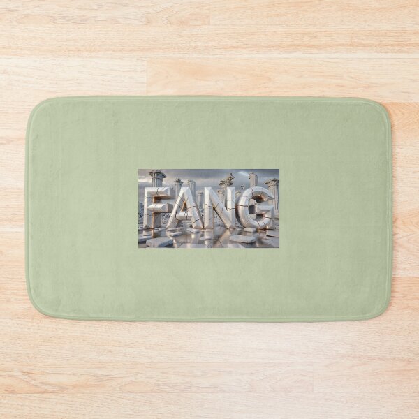 Item preview, Ruined Empire FANG Metal Typography designed and sold by Chad King.