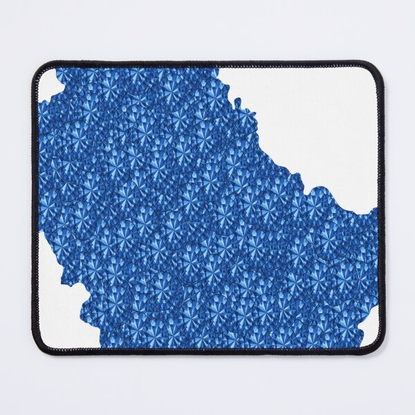 Item preview, Blue Rhinestone Luxembourg designed and sold by TheIconSmith.