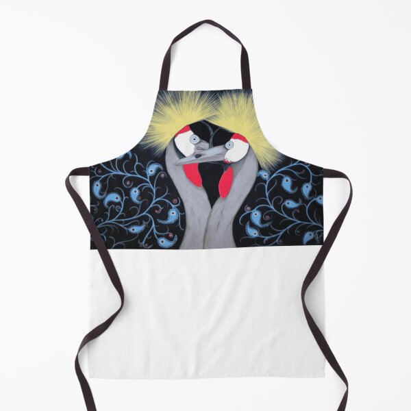 Item preview, Crowned Cranes in Ornamental Harmony designed and sold by jlyzoethorne.