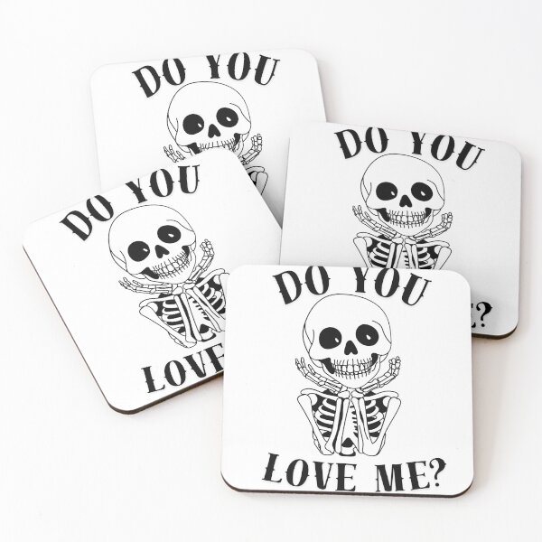 Item preview, Funny Skeleton Illustration-– Do You Love Me Quote designed and sold by chillprint1.