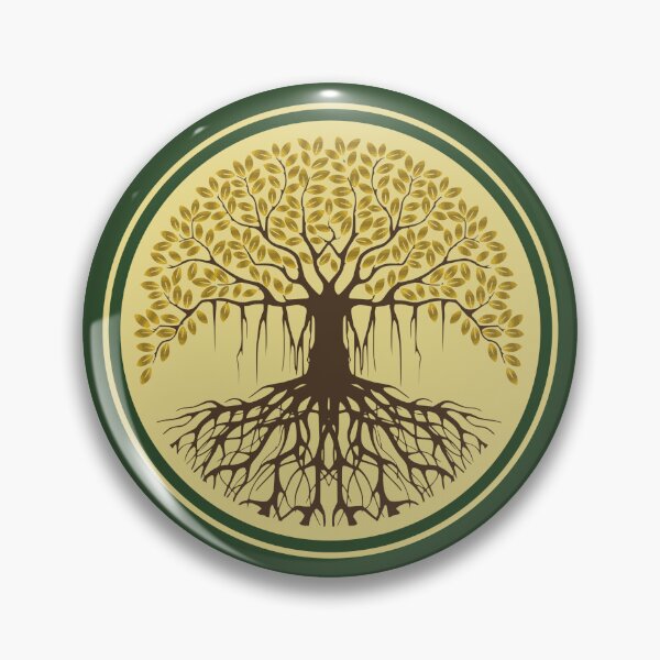 Item preview, Spiritual Balance Banyan Tree of Life Green Yellow  designed and sold by TackyTime.