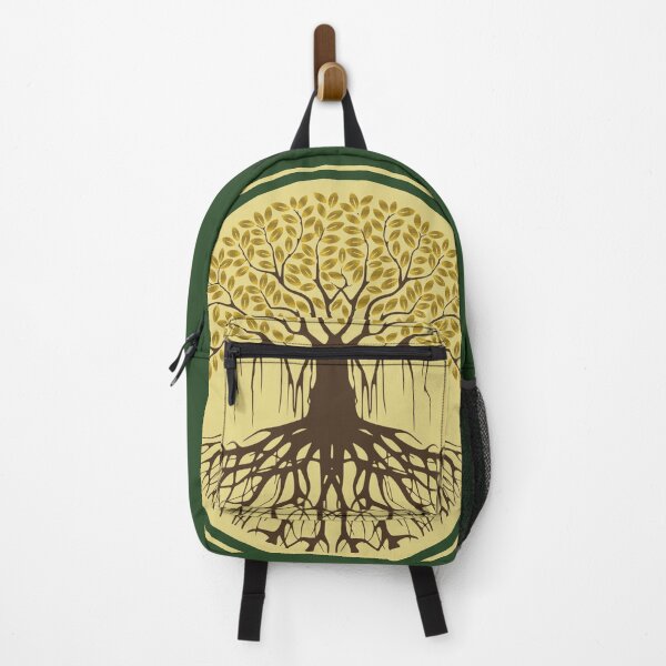 Item preview, Spiritual Balance Banyan Tree of Life Green Yellow designed and sold by TackyTime.