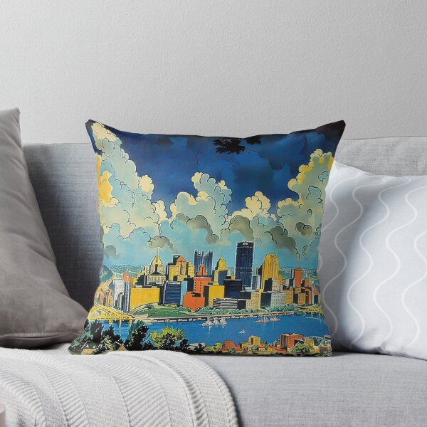 Item preview, 3 Pittsburgh Panorama Sweeping Landscape Paintings That Capture The Full Scope Of The Citys Geography Tommy McDaniel designed and sold by Wallstaily.